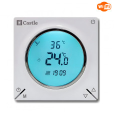 Терморегулятор программируемый с WI-FI для теплого пола Castle АС829H