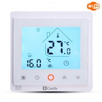 Терморегулятор сенсорний для теплої підлоги Castle AC-603Н White WiFi