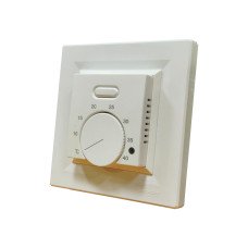 Терморегулятор механический Castle AC308H под рамку Asfora Белый
