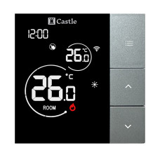 Терморегулятор программируемый для теплого пола Castle АС620H Серый
