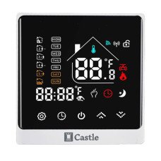 Терморегулятор програмований Castle АС8400H Білий