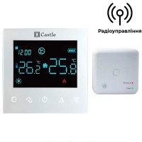Терморегулятор програмований з радіоканалом для опалювальних котлів Castle Q5-RF