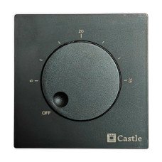 Терморегулятор механічний для теплої підлоги Castle AC309H Графіт