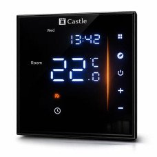 Терморегулятор программируемый для теплого пола Castle АС601H WI-FI Черный