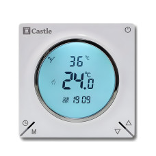 Терморегулятор программируемый для теплого пола Castle АС829H