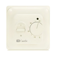 Терморегулятор механический для теплого пола Castle RTC 70.26 Слоновая кость
