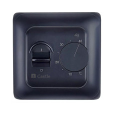 Терморегулятор механический для теплого пола Castle RTC 70.26 Black Mat