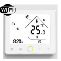 Терморегулятор сенсорный Castle TWE02 White WiFi Терморегулятор сенсорный Castle TWE02 White WiFi