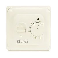 Терморегулятор механический для теплого пола Castle RTC 70.26 Слоновая кость Терморегулятор механический для теплого пола Castle RTC 70.26 Слоновая кость