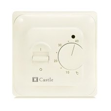 Терморегулятор механический для теплого пола Castle RTC 70.26 Слоновая кость