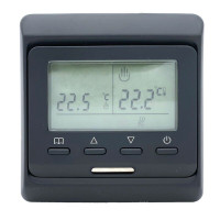 Терморегулятор для теплого пола Castle E51Black Mat Терморегулятор для теплого пола Castle E51Black Mat