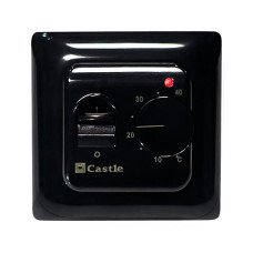 Терморегулятор механічний для теплої підлоги Castle RTC 70.26 Black