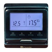 Терморегулятор для теплого пола Castle E51Black Терморегулятор для теплого пола Castle E51Black