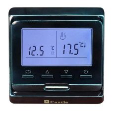 Терморегулятор для теплої підлоги Castle E51 Black