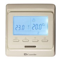Терморегулятор для теплого пола Castle E51 Ivory Терморегулятор для теплого пола Castle E51 Ivory