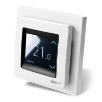 Терморегулятор сенсорный для теплого пола DEVIreg Touch White