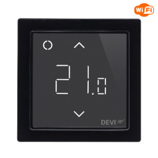 Терморегулятор сенсорный для теплого пола DEVIreg Smart Pure Black