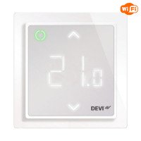 Терморегулятор сенсорний для теплої підлоги DEVIreg Smart Pure White