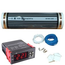 Теплый пол пленочный инфракрасный Enerpia с терморегулятором SCT-1000 0.5 м2