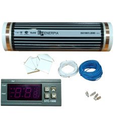 Теплый пол пленочный инфракрасный Enerpia с терморегулятором SCT-1000 2.0 м2