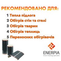 Daewoo Enerpia Нагревательная пленка инфракрасная EP305 1м.п. (50 см) отрезная