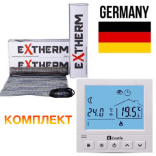 Тепла підлога EXTHERM нагрівальні мати під плитку ЕТ ЕСО 135 Вт 0.75 м2