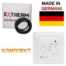 Тепла підлога Extherm Нагрівальний кабель ETC ECO 20 200 Вт. (10 м)