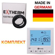 Тепла підлога Extherm Нагрівальний кабель ETC ECO 400 Вт. (20 м)