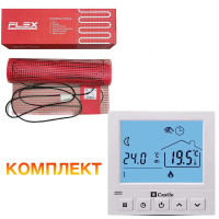 Тепла підлога Flex тонкий нагрівальний мат EHM-175/1.5 262.5 Вт (0,5*3,0 м)