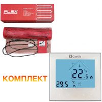 Тепла підлога Flex тонкий нагрівальний мат EHM-175/5 875.0 Вт (0,5*10 м)