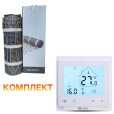 Теплый пол GrayHot тонкий нагревательный мат 1219Вт 8.1 м2