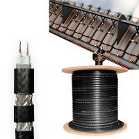 Обогрев кровли, водостока, труб EXTRA SRL-40-2CR кабель 40 Вт/м отрезной Обогрев кровли, водостока, труб EXTRA SRL-40-2CR кабель 40 Вт/м отрезной