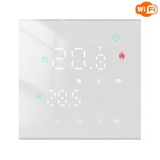 Терморегулятор программируемый для теплого пола с WI-FI  M3H Белый
