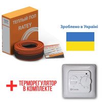 Теплый пол Ratey греющий кабель для пола RD2 400 Вт. (22 м)
