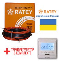 Тепла підлога Ratey кабель, що гріє, для підлоги RD1 1700 Вт. (95 м)