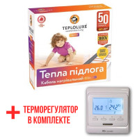 Теплый пол Teploluxe Tropix кабель в стяжку ТЛБЭ 630W 4.2 м2