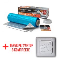 Тепла підлога Teploluxe Alumia теплі мати на фользі 150Вт 1 м2