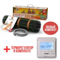 Теплый пол Teploluxe Tropix тонкий нагревательный мат МНН 400Вт 2.5 м2
