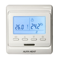 Терморегулятор программируемый для теплого пола ALFA HEAT PRO