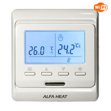 Терморегулятор программируемый для теплого пола ALFA HEAT PRO WI-FI