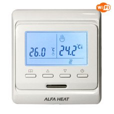 Терморегулятор програмований для теплої підлоги ALFA HEAT PRO WI-FI