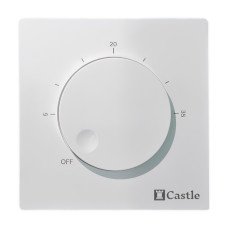 Терморегулятор для теплої підлоги Castle AC309H Білий