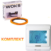 Кабель для теплого пола под ламинат или плитку Woks-10 600W (4,8-6,0 м2)