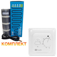 Теплый пол Zubr нагревательный мат 160Вт 1 м2