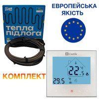 Теплый пол Zubr DC кабель под стяжку 970 Вт 56м Теплый пол Zubr DC кабель под стяжку 970 Вт 56м