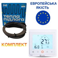 Тепла підлога Zubr DC кабель під стяжку 1210 Вт 71м