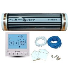 Тепла підлога плівкова інфрачервона Enerpia з терморегулятором Castle 6 м2