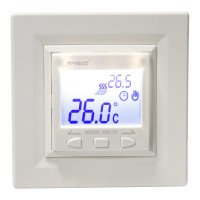 Терморегулятор для теплої підлоги VEGA 070, білий