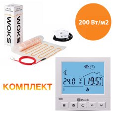 Тепла підлога WoksMat 200 нагрівальні мати 300W 3.0x0.5м