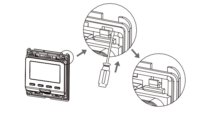 Монтаж терморегулятора шаг 2